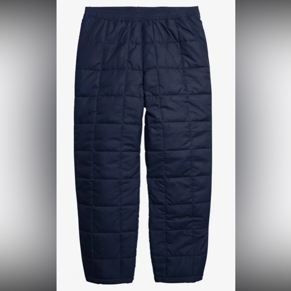 The North Face Lhotse Puffer Quilted Insulated Pant NFOA831T Men Summit Navy Med - Picture 2 of 10